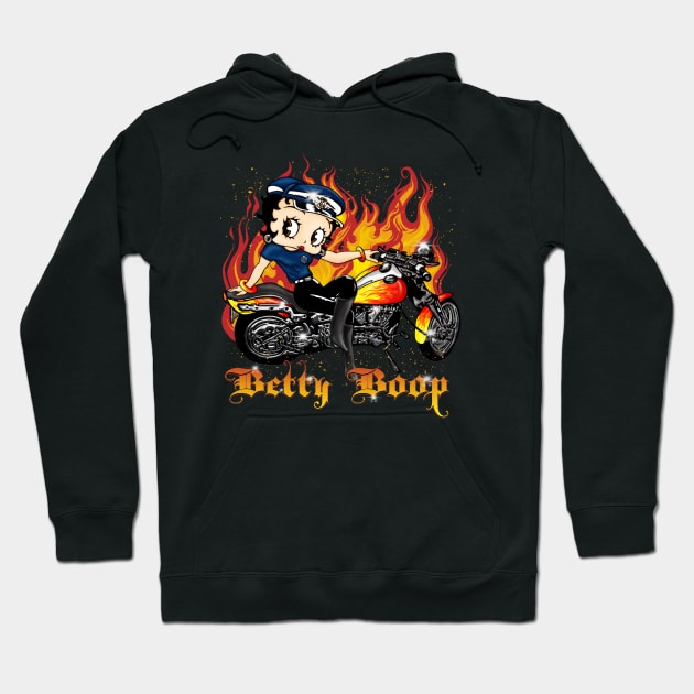 betty boop Hoodie by Pittih